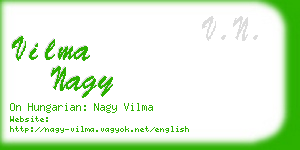 vilma nagy business card